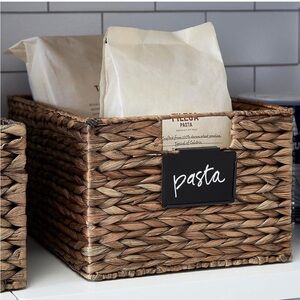 Woven Storage Basket Labels (baskets not included just labels